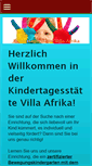 Mobile Screenshot of kita-villa-afrika.de